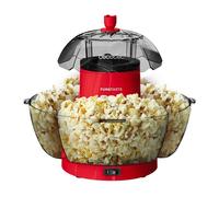 Cecotec Macchina per Popcorn Elettrica Fun&Taste P'Corn Lotus. Macchina per popcorn da 1200 W, Popcorn Pronto in 2 Minuti, Include 4 Contenitori Estraibili, Capacità Totale di 4,5 L