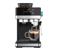 Cecotec Macchine da Caffè Espresso Power Espresso 20 Grind. 1350W, 20Bar, Caffè con Vapore, 2 Tazze, Schermo Tattile, Macinacaffè, Serbatoio Caffè 150g, Acqua 1.7L, Schiumatore, Thermoblock, Sicurezza