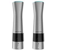 Cecotec Macinino elettrico per caffè e spezie InstantMill Press Duo, Corpi in acciaio inox, smerigliatrice in ceramica con funzione di stampa