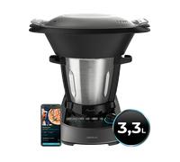 CECOTEC Mambo 11090 Robot de cocina, 1600 W, capacità ciotola 3,3 l, Nero