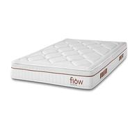 Cecotec Materassi Flow HybridSpring Fresh 6000, 11 Strati con 30 cm di altezza, Nucleo in Schiuma HR e Tecnologie MovingSpring, Fresh & SilkySoft+, 160x200