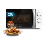 Cecotec Microonde 20L con Grill ProClean 2110 Wave. 700 W con 6 Livelli di Potenza, Capacità 20 L, Funzione Grill, Tecnologia 3DWave, Modalità Scongelamento, Timer fino a 30 min