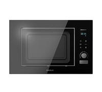Cecotec Microonde da Incasso Digitale GrandHeat 2000 Built-in Touch Black. 1200 W, Incasso, 21 Litri, Grill, 8 Funzioni, Pannello Tattile, Avvio Automatico, Timer, Nero