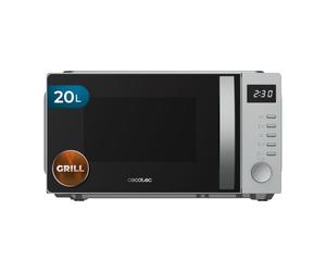 Cecotec Microonde Digitale Proclean 5005 Silver. 700W, 20L, Tecnologia 3DWave, 5 Livelli di Potenza, Timer 30 Minuti, Scongelamento, Schermo con Orologio, i Tuoi Piatti Caldi Subito Pronti all'Istante