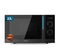 Cecotec Microonde Meccanico con Grill da 23L Proclean 4120. 800 W e 1000 W Grill, cottura uniforme, 8 livelli di potenza, funzione scongelata, timer 35 mins, piatto girevole 285 mm