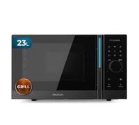 Cecotec Microonde touch con griglia da 23 l Proclean 6120. Grill, 800 W e 1000 W, digitale, cottura uniforme, 5 livelli di potenza, funzione scongelamento, timer 60 min, piatto girevole 285 mm
