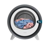 Cecotec Mini Asciugatrice Portatile 3 Kg Bolero DressCode Dry 3500V Silver. di Scarico, 8 programmi, A, Asciugatura Automatica Intelligente, Touch, Funzione UV Care, Dry Shoe Rack, Avvio Ritardato