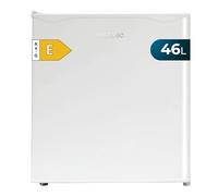 Cecotec Mini Frigo GrandCooler 20000 SilentCompress White E. Capacità 46 L, Funzionamento 12-220 V, Compatibile con Auto e Caravan, Porta Bianca, Classe E