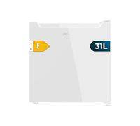 Cecotec Mini Frigorifero Bolero CoolMarket TT 31 Dual White E. 31L, Dual Function, Classe E, Controllo Meccanico, Vassoio Estraibile, 47,4x44,7x49,6 cm, compatto e versatile per ogni esigenza