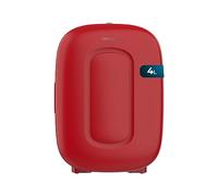 Cecotec Mini Frigorifero Bolero MiniCooling 4L Bora Red, 12V-220V, Compatibile con auto e roulotte, Funzione di raffreddamento e riscaldamento, Intervallo di temperatura 5-65°C, Trasporto facile