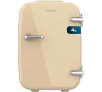 Cecotec Mini Frigorifero Bolero Minicooling 4L Habana Cream, 12V-220V, Compatibi