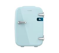 Cecotec Mini Frigorifero Bolero MiniCooling 4L Habana Light Blue, 12V-220V, Compatibile auto e roulotte, Funzione di raffreddamento e riscaldamento, Intervallo temperatura 5-65°C, Trasporto facile