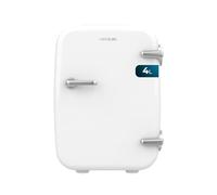 Cecotec Mini Frigorifero Bolero MiniCooling 4L Habana White, 12V-220V, Compatibile con auto e roulotte, Funzione di raffreddamento e riscaldamento, Intervallo di temperatura 5-65°C, Trasporto facile
