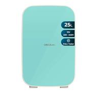 Cecotec Minicooling Bolero Minicooling 25L Bahamas Mint. 25L, Mini Frigo 12V-220V, Compatibile Con Auto-Camper, Funzione di Raffreddamento-Riscaldamento, Gamma di Temperatura 7-65°C, Trasporto Facile