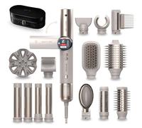 Cecotec Modellatore per Capelli 14 Testine AirGlam 14in1 Flex Champagne. 1400W, 110000RPM, Schermo, Tecnologia Coanda, Motore Brushless, Funzione Rotativa e Rivestimento Ceramica e Cheratina