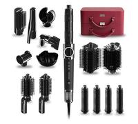 Cecotec Spazzola Aria Modanatrice Multifunzione - 14 Accessori - AirGlisse 14in1 Platinum. 110000 giri/min, 1400 W, funzione plasma, piastre riscaldanti, funzione rotativa, motore brushless, custodia