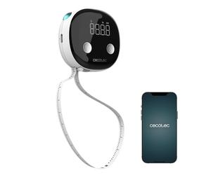 Cecotec Nastro metrico digitale con Bluetooth, display LED e app Surface Precision Body. Monitora le tue misurazioni del corpo, sincronizza facilmente con il tuo smartphone, funzione di
