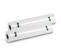 Cecotec Set di 2 Rotoli Grandi per confezionatrici al vuoto. 28 x 600 cm. Superficie gofrada, BPA Free
