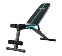 Cecotec Panca Regolabile per Pesi Pieghevole e Imbottita Drumfit Setup 7000. Palestra a Casa, Regolabile su 7 Livelli, Reclinabile Fino s 180°, Cuscinetti Antiscivolo, Panca per Allenamento Completo