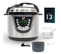 Cecotec Pentola Elettrica Programmabile 6L GM D+. 1000W, 12 Persone, 24h, 9 Menu, 2 Pressioni 60KPa, Memoria, GM Core, Friggere, Guida Vocale, Sicurezza, Vasca Daikin