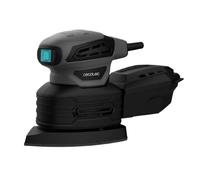 Cecotec Levigatrice Orbitale Elettrica PerfectSurface 180 Delta. 180W, Accessorio FingerDetail, Forma Delta, 12 Dischi Ricambio, Cavo 3m, Serbatoio Polvere, Connessione Aspirapolvere