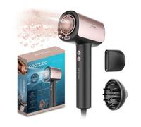 Cecotec Asciugacapelli Ionico Professionale con Diffusore DryGlam Nano PlasmaDry. BLDC Motore Brushless 1600W e 110.000RPM, Ioni Positivi/Negativi, Frizz Neutralizzato, Plasma, 3 Velocità, 2 Accessori
