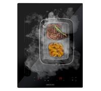 Cecotec Piastra a induzione compatta con campana integrata 40 cm Bolero Squad IH 2200 FullFlex. Potenza massima di 3500 W, 9 livelli, Booster, Kidlock, Aspirazione 500 m3/h con 4 velocità, Touch