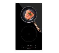 Cecotec Piastra a induzione 2 fuochi Bolero Squad I 2100. Potenza massima 3500 W in 9 livelli, programma del tempo, sistema Keep warm, controllo tattile, controllo sicurezza bambini, rilevatore di