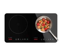 Cecotec Piastra a induzione digitale Full Magma Double. 3500W, 2 fornelli, portatile, con vetro di sicurezza, controllo touch e programmabile.