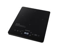 Cecotec Piastra a Induzione Portatile Full Crystal Onyx. 2000 W, Cristallo Smaltato, Controllo Tattile, Potenza e Temperatura Regolabile, 4 Programmi Preconfigurati, Timer, Diametro 28 cm