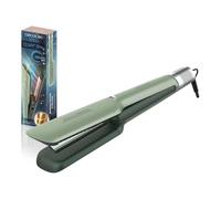Cecotec Piastra Asciugacapelli Air Lisse Olive. Motore Brushless 600W, da Bagnati a Asciutti, Temp. Máx 230ºC, Ionica e Air&Care, Filtro Estraibile, Schermo, Blocco Piastre, Protegge i Capelli