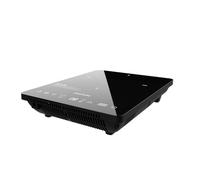 Cecotec Piastra di induzione portatile Full Crystal Onyx. 2000 W, 9 livelli di potenza, crsital smaltato, Temp 60-240 °C, 6 programmi, rilevamento automatico, timer 180 m, protezione surriscaldamento