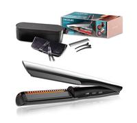 Cecotec Piastra per Capelli con Vapore e Infrarossi Lisse iSteamy Elite. Stiratura Perfetta senza Danni, Idratazione Profonda, Finitura Brillante, Rivestimento Ceramico Cheratina, Temp. Regolabile