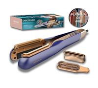 Cecotec Piastra per Capelli e Asciugacapelli RitualCare Air Lisse 2in1 Blue. 1000W, Asciuga/Liscia, Motore Digitale, 106000 giri/min, Plasma, Ceramica, Cheratina, Fessura Alta Pressione, Aria Fredda