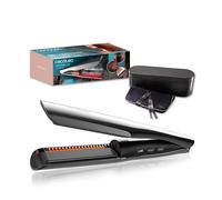 Cecotec Piastra per Capelli Professionale con Cavo Ritualcare Steamy. 62W, Tecnologia Avanzata a Vapore, Piastre in Ceramica, Serbatoio Magnetico Rimovibile, Cavo 360º, Schermo LED