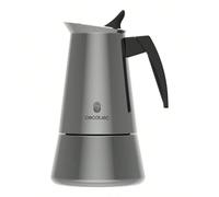 Cecotec Piccolina 200: Elegante Cafetera Italiana Inoxidable Multisuperficie - Capacidad 2 Tazze, Filtro Acciaio Inox, Manico Ergonomico Termoresistente, Chiusura Ermetica Anti-Perdite, Valvola di per