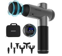 Cecotec Pistola per massaggio muscolare con 8 teste SkinCare Massage Full Recovery. 99 Livelli di Intensità, Display LCD, Motore Brushless, Autonomia di 2 ore, Velocità di 2800-3200rpm, Caso