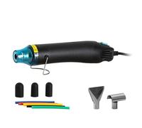 Cecotec Pistola termica con cavo compatto HellGun 200. 450 W, portata fino a 570 °C, temperatura regolabile in 3 livelli, include 3 ugelli e custodie protettive per dita, cavo da 1,5 m