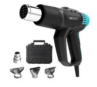 Cecotec Pistola Termica Hell Gun 7500 Full Equip. 2000W, Riscaldamento Ultrarrapido, 4 Ugelli, Mani Libere, Temperatura Regolabile 50-600 ºC, 2 Livelli di Potenza dell'Aria, Valigetta