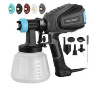 Cecotec Pistola Vernice TotalPaint 750 con 700W Potenza, Include 5 Ugelli, Capacità 1200ml, Flusso Massimo 1000ml/min, Ventaglio per Lavorare su Grandi Superfici