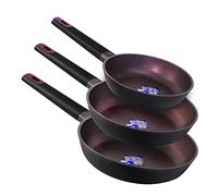 Cecotec Polka Experience 20-24-28 - Set di secchielli Titan, diametro 20-24-28 cm, in alluminio pressofuso, rivestimento antiaderente, adatto a tutti i piani cottura e lavastoviglie