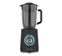 Cecotec Frullatore a Immersione Power Black Titanium 2000MAX Mix Go. Potenza Massima di 2000W, Finiture in Acciaio Inox, Lama con Rivestimento in Titanio Nero, Capacità di 1,5L