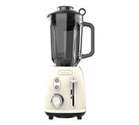 Cecotec Frullatore da Tavolo Vintage Power Black Titanium RetroBeige. 1200W, 1,5L, 2 Velocità + Pulse, Lama Titanio, Motore Copper, Design Vintage, Risultati Cremosi, Alta Efficienza, Basso Rumore