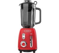 Cecotec Power Black Titanium RetroRed Frullatore in vetro retrò 4 lame 1,5 L 1200 W Rosso
