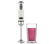 Cecotec Power RetroGreen 1200MAX Batidora de Mano - Potencia 1200W - Vaso de 0.5L - Velocidad Ajustable - Apto para Lavavajillas - Cuchillas Recubiertas de Titanio - Color Menta