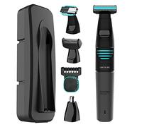 Cecotec PrecisionCare Extreme 5in1, Rasoio multifunzione 5 in 1, Batteria al litio, per corpo e viso, impermeabile, facile da pulire, IPX5, autonomia 60 min, con testina di rasatura laminata