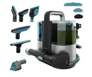 Cecotec Pulitore Tappezzeria e Moquette Conga 6000 Carpet&Spot Clean XL Pro. 600W, 14kPa, 6 Accessori, Serbatoio Acqua Pulita 1500ml e Sporca 850ml, Raggio Azione 8m, Tessuti Come Nuovi