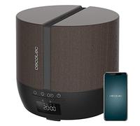 Cecotec PureAroma 550 Connected Black Woody Diffusore di aromi, capacità 500 ml, display a LED, altoparlante, controllo Bluetooth, app, timer 12h, 3 modalità operative, copertura 30m2, V1705253