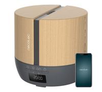 Cecotec PureAroma 550 Connected Grey Woody Diffusore di aromi, capacità 500 ml, display a LED, altoparlante, controllo Bluetooth, app, timer 12h, 3 modalità operative, copertura 30m2, V1705252