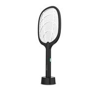 Cecotec Racchetta Mosquito Killer ByeFly 1000 Paddle, 3000 V e batteria da 1200 mAh, Base convertibile in lampada, 2 in 1: Uccisore di mosche e lampada, 2 Modalità: automatica e manuale.